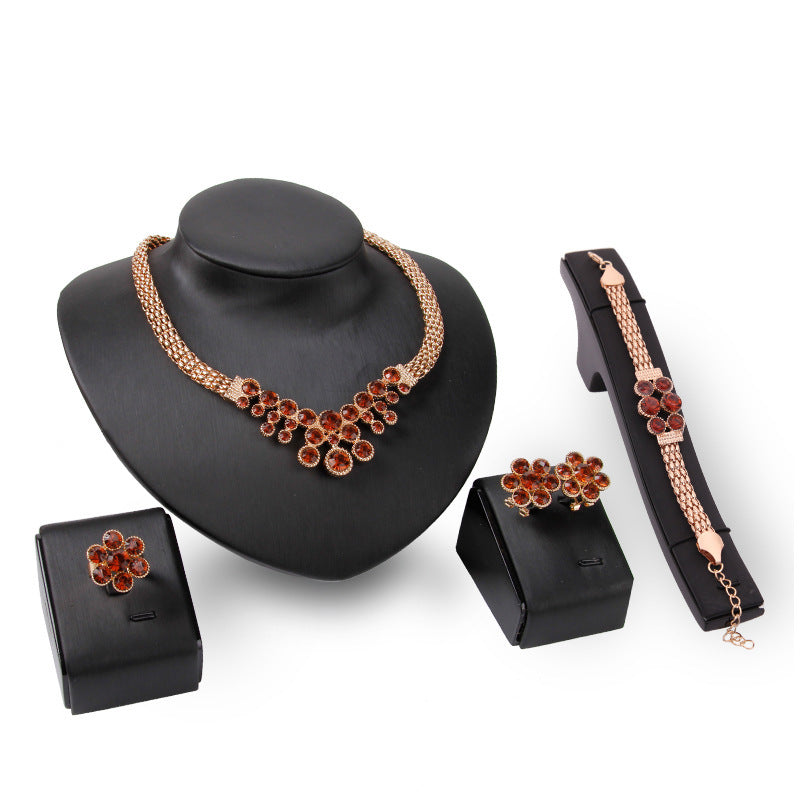 Four-piece Set Of Women's Clothing Accessories Jewelry Sets